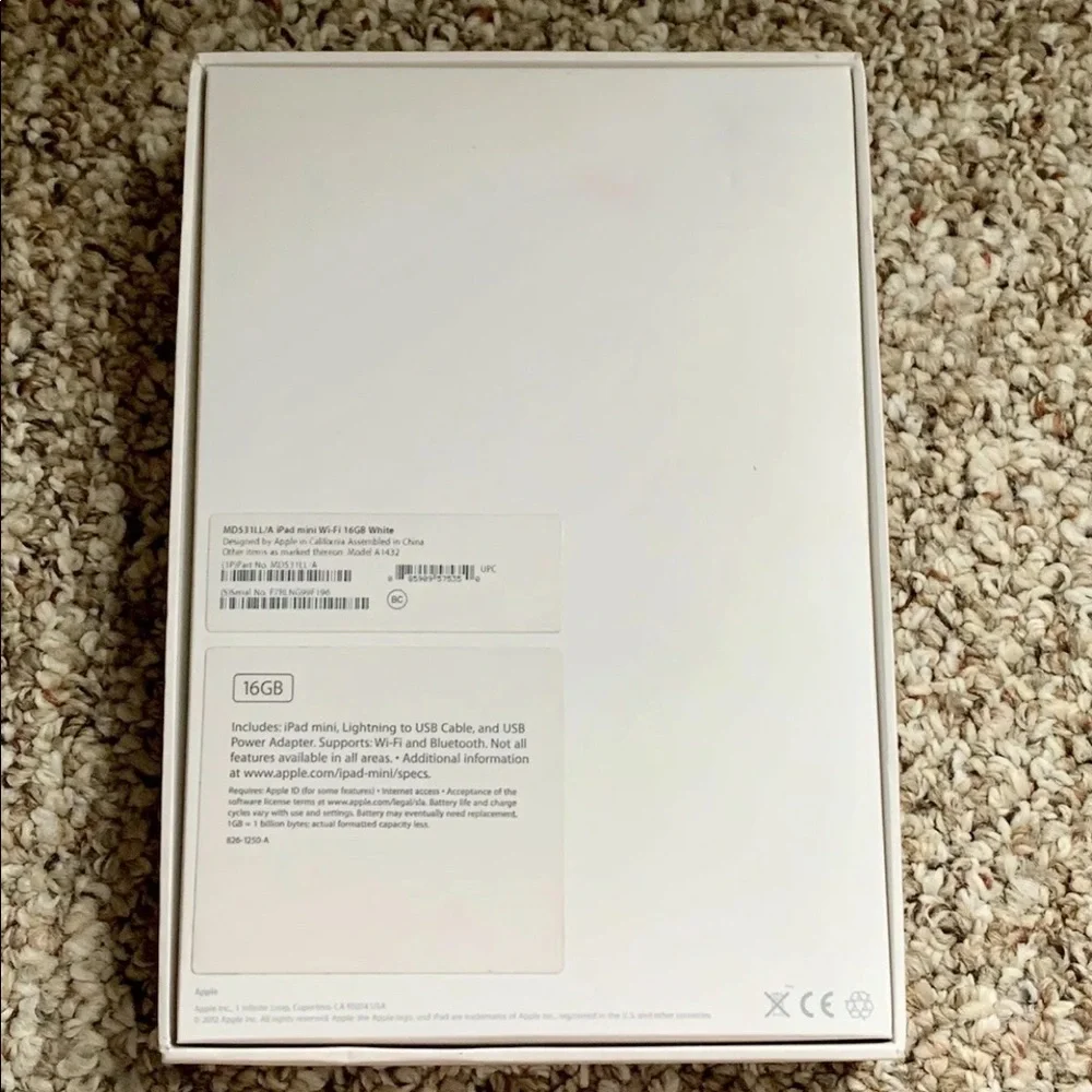 Seller Refurbished IPad mini Wi-Fi 16GB White